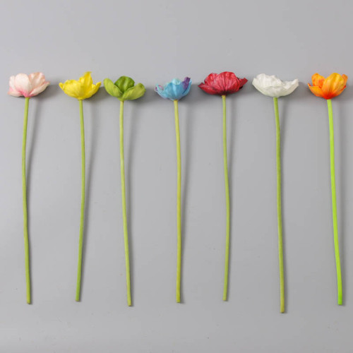 2021PU mini poppy home decoration flower arrangement small poppy