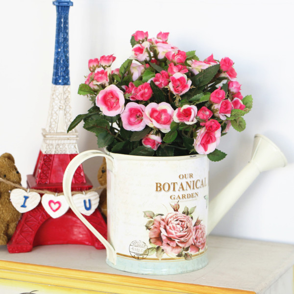 2021 Home Furnishing Iron Creative Sprinkler Flower Home Decoration Display European Flower Pot Factory Direct Sales
