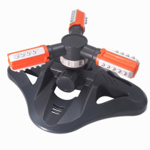 Automatic Rotating Sprinkler With Ground Rod Base Garden Agriculture Yard Lawn Grass Irrigation Watering Nozzles