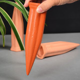 6 pcs New Plant Waterer Self Watering Terracotta Spikes Automatic Watering Device Vacation Garden Stakes Drip Irrigation Indoor