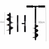 Manual Garden Drill Bit Spiral Vegetable Plant Home Outdoor Auger Bit Spiral Drill Garden Auger Spiral Drill Bit