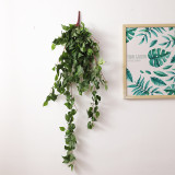 1.3m 18 fork  bundle ivy pig heart vine wall hanging decoration wedding vine green leaf  ivy ivy
