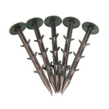 Wholesale Black Color Garden Plastic Peg High-quality  Gardening Fixing Tools Outdoor Plastic Gardening Ground Nail