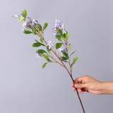 2021New simulation with leaf osmanthus branch home decoration bottle flower artificial green plant