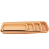 Fleshy Flowerpot Plastic Resin Tray Creative Flowerpot Tray Rectangular Large Flowerpot Tray