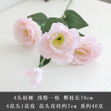 4 head simulation flower premium silk flowers home decoration wedding wedding bouquet