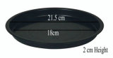 Black Thick Plastic Flowerpot Drip Tray Plant Pot Saucer Flowerpot Chassis Tray For Fleshiness Planter Garden Balcony