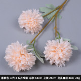 2021Wedding supplies road lead flower arrangement stage flower arrangement decoration ping Pong chrysanthemum simulation flowers