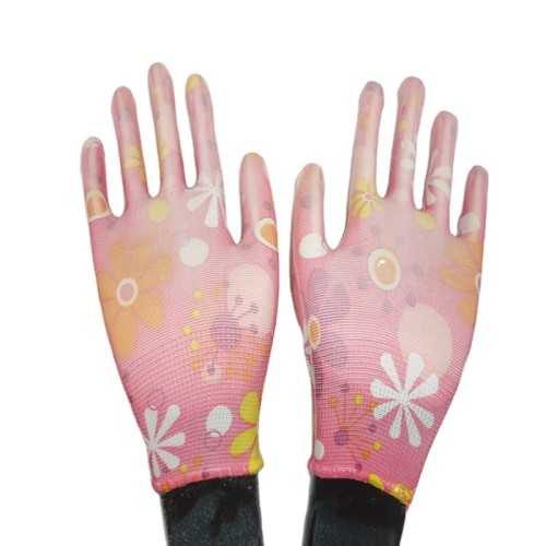 Wholesale High Quality Flowers Printed Accessories Hands Man Gloves For Work Gloves Gardening