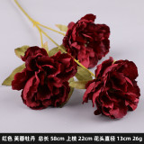 2021 simulated Furong peony wedding set silk flower wedding decoration fake flower home furnishings
