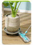 Round Garden Accessories Flower Pot Holder And Flower Pot Tray With Plastic Base Flower Pot