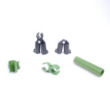 Gardening Pillar Accessories Plastic-Coated Steel Pipe Connection Bracket Buckle