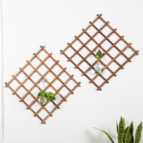 Creative Wholesale Wooden Fence Climbing Plant Support Wooden Garden Trellis Climbing Plant Frame