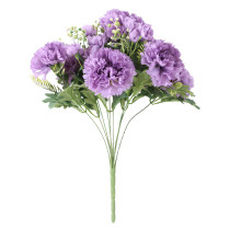 New 10 head bouquet of carnation fake flowers simulation flowers Mother's Day bouquet sent to teachers to send elders spot