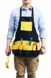 Multi-Functional Garden Apron Hardware Tools To Organize Storage Bags, Multi-Pocket Work Aprons