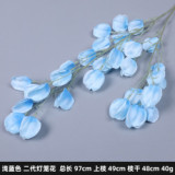 2021Wedding ceiling flower decoration fake Flower Wedding Hall banquet hall soft flower arrangement hanging lantern