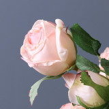 Artificial flower wedding decoration simulation flower home decoration retro rose bouquet