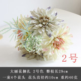2021Mix and match simulated flowers to tie up bouquets of dahlias with Floral Wedding