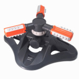 Automatic Rotating Sprinkler With Ground Rod Base Garden Agriculture Yard Lawn Grass Irrigation Watering Nozzles