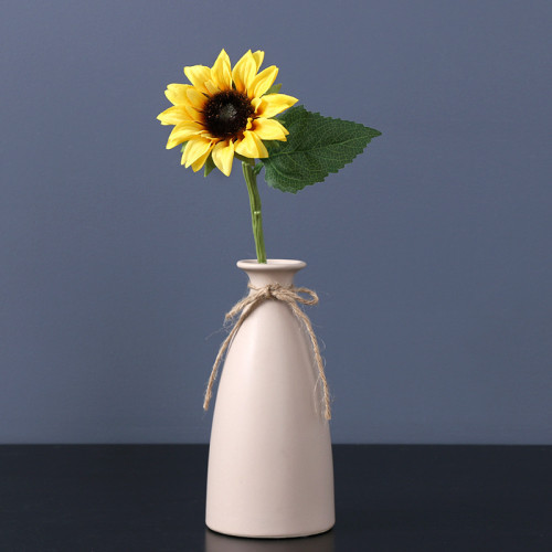 Plastic flower silk flower sunflower simulation  pastoral home small fresh ornament cross border decorative flower