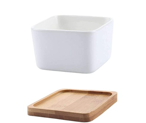 Planter Pot Wooden Saucer Square Set Of 6 Succulent Pot Holder Drainage Tray Succulent Planters Wooden Saucer