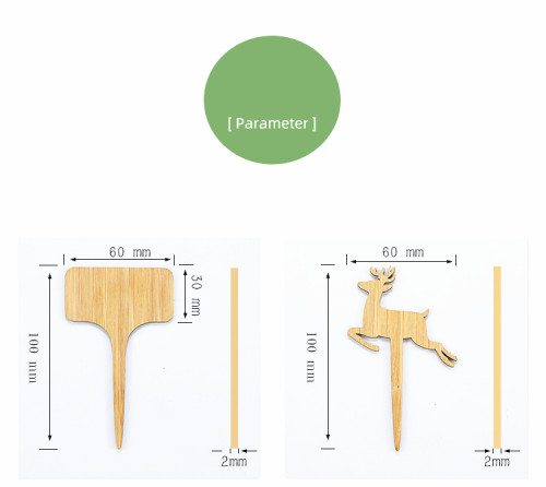 Hot Selling Eco-Friendly gardening flower plant labels High Quality plant bamboo label Outdoor Garden bamboo plant labels