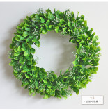 Horticultural simulation plant Wreath Christmas door decoration Wedding Decoration pendant Eucalyptus circle