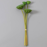 2021Emulation pool decoration flower temple home display floral arrangement handmade PU tie lotus flowers