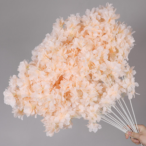 2021Wedding supplies large area ceiling flower art road guide decoration simulation flower snow cherry