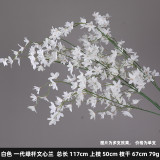 silk flowers dancing lady orchid oncidium Flower Butter fly Orchid Wedding Decoration Artificial  Dried Flowers Home Decor