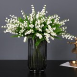 2021 Small Fresh Handfeel  Flower Home Decoration Piece Simulation Lilie of the Valley Plastic Flower