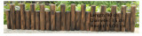 Hot Sale Durable Garden Decoration Outdoor Wood Fencing Anticorrosive Wooden Fence