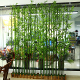 Indoor green decoration landscaping  bamboo balcony courtyard landscaping simulation plant flat headed Moso Bamboo