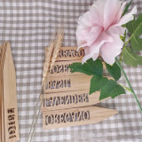 Wholesale DIY Bamboo Label Name Tag Plant Flower Stick Flower Label Sticker