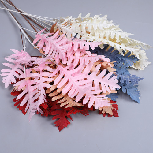 Household products flower decoration flower art wedding road guide simulation flower big cypress leaf
