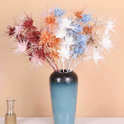 2021Wedding decoration wedding hall soft plastic  guide flower arrangement props simulation sea urchin flower