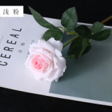 Home living room wedding bride bridesmaid holding a bouquet of flowers single branch simulation feel rose