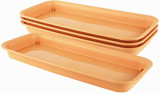Fleshy Flowerpot Plastic Resin Tray Creative Flowerpot Tray Rectangular Large Flowerpot Tray