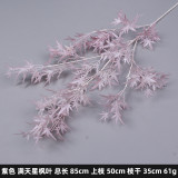 Imitation star maple leaf wedding decoration props fake flowers wedding hall ceiling decoration artificial flowers
