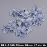2021 Wedding supplies road lead flower decoration art wedding hall soft ceiling fake flower silk flower triangle rose