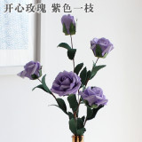 5 colors Optional PE foam flower garden simulation flowers 5 flowers wholesale roses