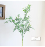 Simulated leaf plastic flower green plant wedding flower arrangement household decoration bottle flower manufacturer wholesale