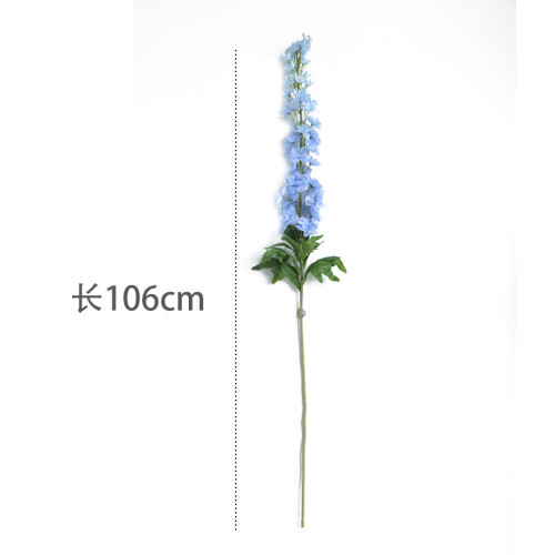Wedding simulation flowers furniture ornaments flowers silk flowers hotel lobby decoration single branch large delphinium