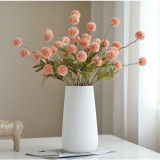 2021European silk cloth simulation flower home decoration ornaments autumn 5 dandelion