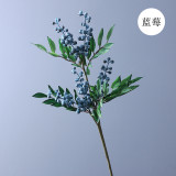 Wedding home decoration flower acacia bean manufacturers spot simulation blueberry fruit