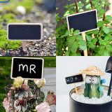 High Quality Decorative Wooden Chalkboard Plant Label Stakes Plant Labels Garden Small Blackboard