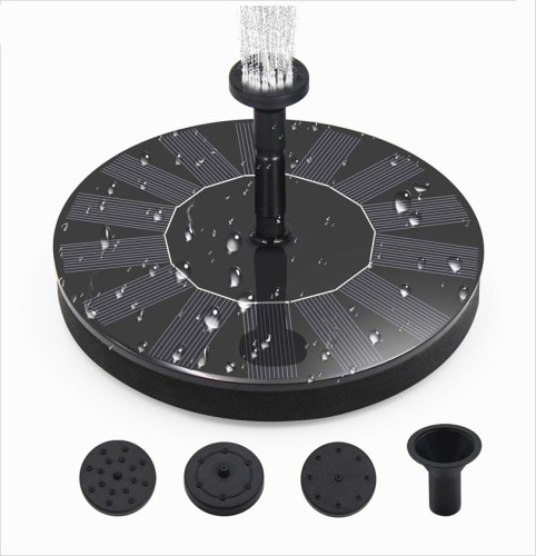 Environmental Round Solar Fountain Solar Powered Fountain Outdoor Garden Solar Power Water Fountain Pump Floating