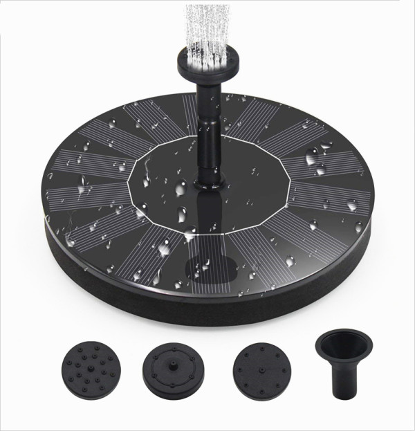 Environmental Round Solar Fountain Solar Powered Fountain Outdoor Garden Solar Power Water Fountain Pump Floating