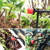 8-hole Drip Irrigation Adjustable Sprinkler Irrigation Device Red Dripper