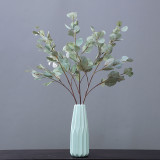 Factory Wholesale Cheap Artificial Flowers Green Eucalyptus Leaves Artificial Flowers For Home Decoration